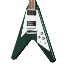 GIBSON FLYING V 70S, BRITISH RACING GREEN, EXCLUSIVE