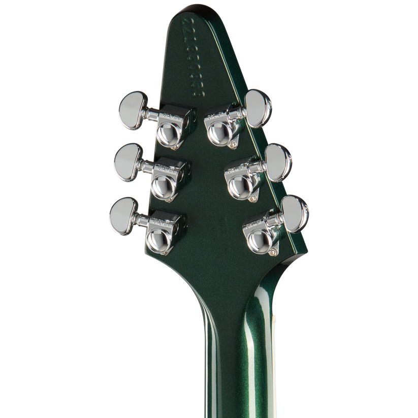 GIBSON FLYING V 70S, BRITISH RACING GREEN, EXCLUSIVE