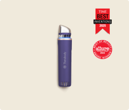 THERABODY THERAFACE DEPUFFING WAND PORTABLE FACIAL DEFFUPING  INDIGO