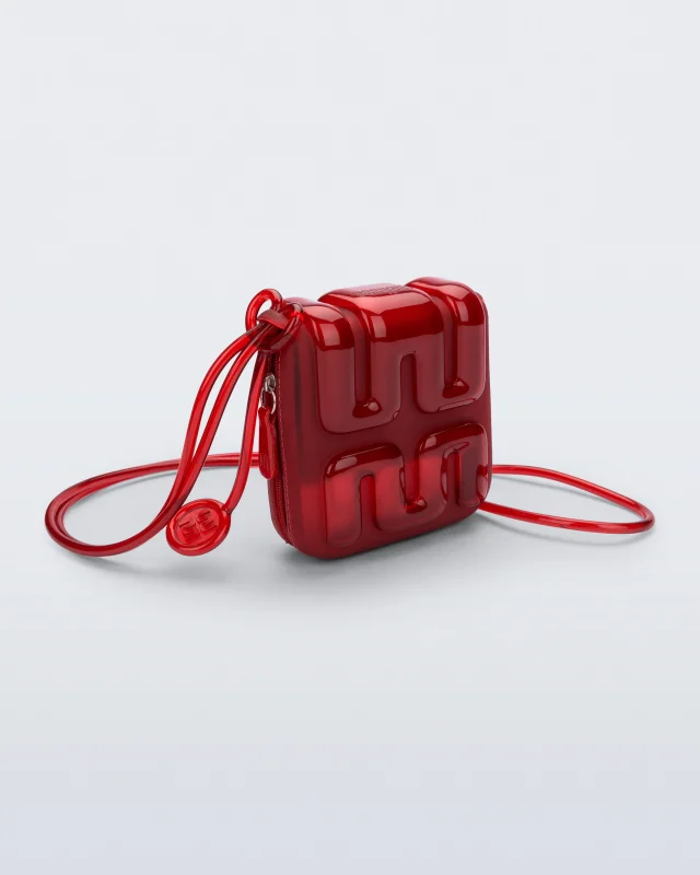 MELISSA JELLY WALLET HANDBAGS  RED