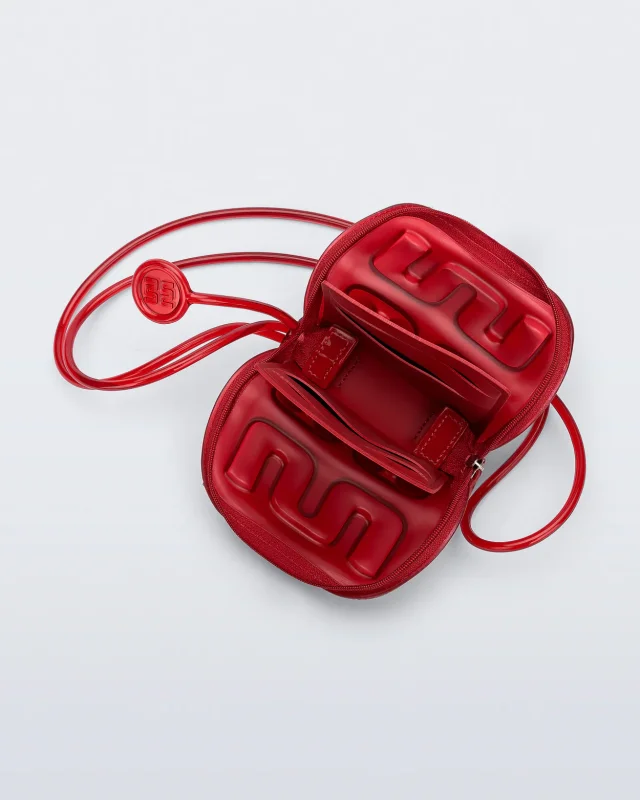 MELISSA JELLY WALLET HANDBAGS  RED