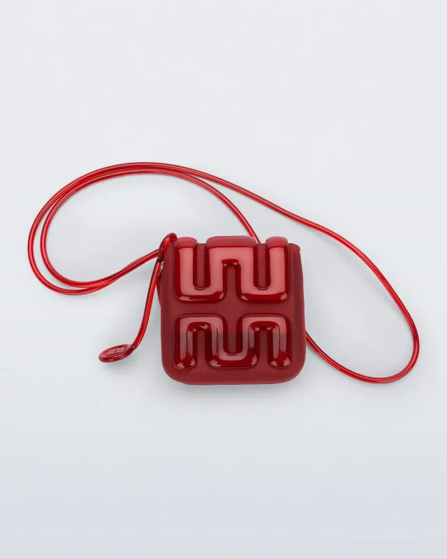 MELISSA JELLY WALLET HANDBAGS  RED