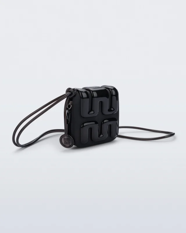 MELISSA JELLY WALLET HANDBAGS  BLACK