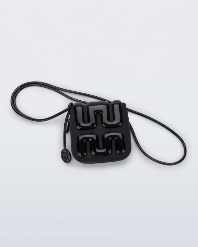 MELISSA JELLY WALLET HANDBAGS  BLACK