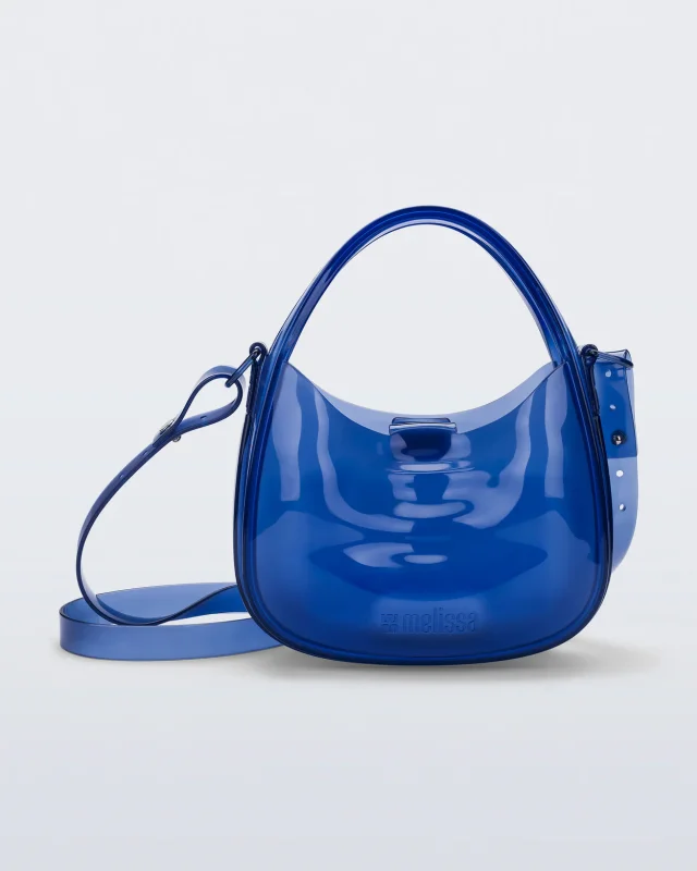 MELISSA MIRROR BAG HANDBAGS  TRANSPARENT BLUE