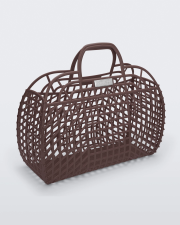 MELISSA REFRACTION BAG HANDBAGS  BROWN