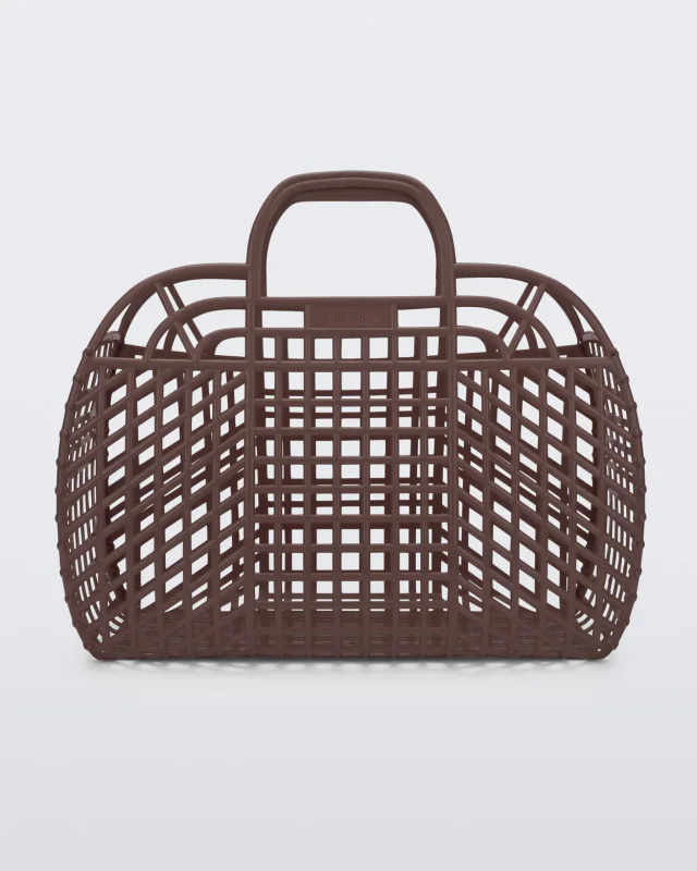 MELISSA REFRACTION BAG HANDBAGS  BROWN