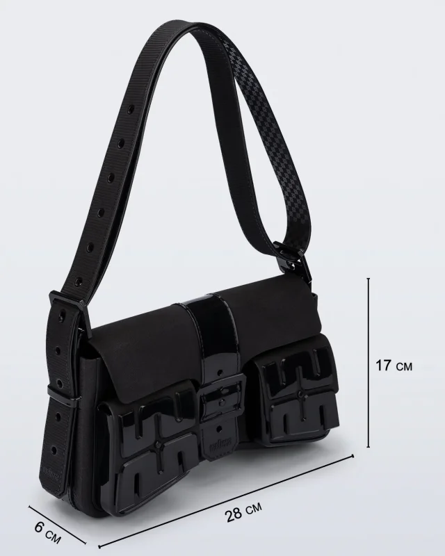 MELISSA CARGO BAG MELISSA CARGO BAG  BLACK