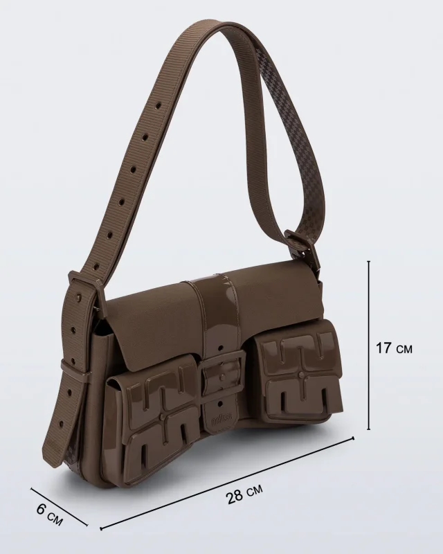MELISSA CARGO BAG HANDBAGS  BROWN