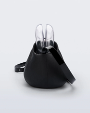 MELISSA GLASS BAG HANDBAGS  BLACK/CLEAR