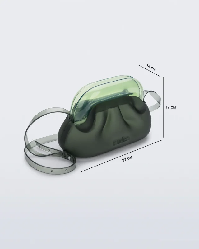 MELISSA GLASS BAG HANDBAGS  GREEN