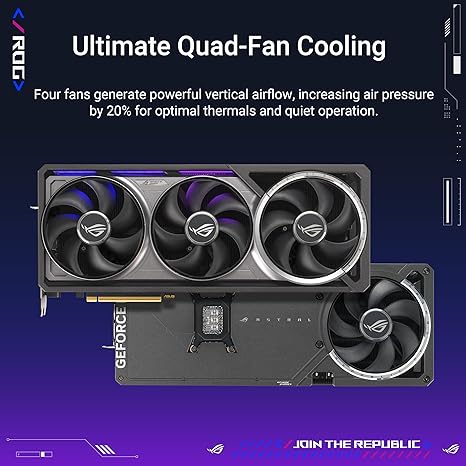 ASUS ROG ASTRAL NVIDIA GEFORCE RTX™ 5080 16GB GDDR7 OC EDITION GAMING GRAPHICS CARD (PCIE® 5.0, HDMI®/DP 2.1, 3.8-SLOT, 4-FAN DESIGN, AXIAL-TECH FANS, PATENTED VAPOR CHAMBER),SIZE: RTX5080|OC