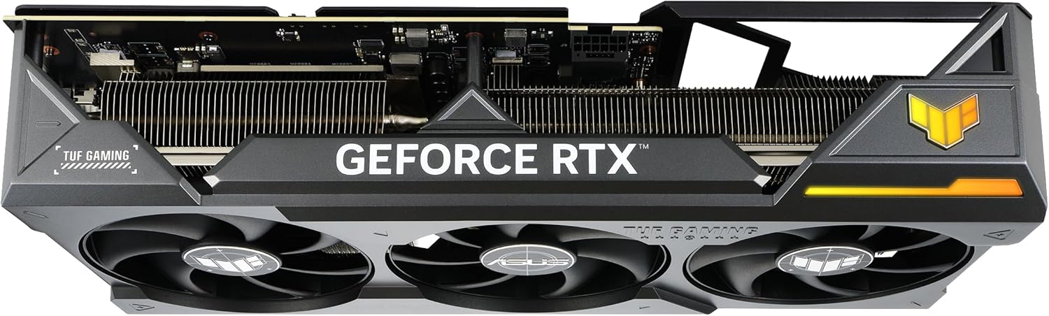 ASUS TUF GAMING NVIDIA GEFORCE RTX™ 4080 SUPER GAMING GRAPHICS CARD (PCIE 4.0, 16GB GDDR6X, HDMI 2.1A, DISPLAYPORT 1.4A) -: TUF GAMING- RTX4080 SUPER|BLACK