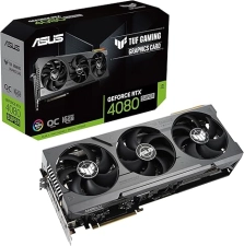 ASUS TUF GAMING NVIDIA GEFORCE RTX 4080 SUPER OC EDITION GAMING GRAPHICS CARD (PCIE 4.0, 16GB GDDR6X, HDMI 2.1A, DISPLAYPORT 1.4A) TUF GAMING- RTX4080 -SUPER|OC