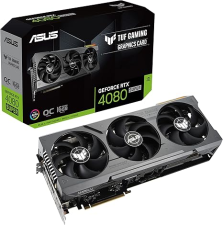 ASUS TUF GAMING NVIDIA GEFORCE RTX 4080 SUPER OC EDITION GAMING GRAPHICS CARD (PCIE 4.0, 16GB GDDR6X, HDMI 2.1A, DISPLAYPORT 1.4A) TUF GAMING- RTX4080 -SUPER|OC