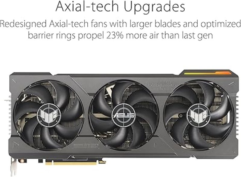 ASUS TUF GAMING NVIDIA GEFORCE RTX 4080 SUPER OC EDITION GAMING GRAPHICS CARD (PCIE 4.0, 16GB GDDR6X, HDMI 2.1A, DISPLAYPORT 1.4A) TUF GAMING- RTX4080 -SUPER|OC