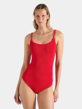 Hunza G Coverage Camille Swim Red