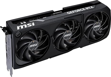 MSI GAMING RTX 5080 16G VENTUS 3X OC BLACK GRAPHICS CARD (16GB GDDR7, 256-BIT, EXTREME CLOCK 2640 MHZ, DISPLAYPORT X 3 2.1A, HDMI 2.1B, NVIDIA BLACKWELL ARCHITECTURE)