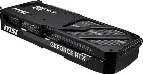 MSI GAMING RTX 5080 16G VENTUS 3X OC BLACK GRAPHICS CARD (16GB GDDR7, 256-BIT, EXTREME CLOCK 2640 MHZ, DISPLAYPORT X 3 2.1A, HDMI 2.1B, NVIDIA BLACKWELL ARCHITECTURE)