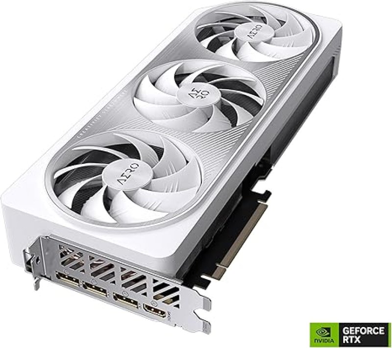 GIGABYTE GEFORCE RTX 4070 TI AERO OC 12G GRAPHICS CARD, 3X WINDFORCE FANS, 12GB 192-BIT GDDR6X, GV-N407TAERO OC-12GD VIDEO CARD-AERO-RTX4070TI|OC
