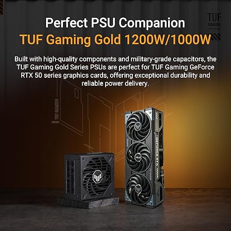 ASUS TUF GAMING NVIDIA GEFORCE RTX 5070 TI 16GB GDDR7 OC EDITION GRAPHICS CARD, (PCIE 5.0, HDMI/DP 2.1, 3.125-SLOT, MILITARY-GRADE COMPONENTS, PROTECTIVE PCB COATING)-TUF GAMING-RTX5070TI|OC