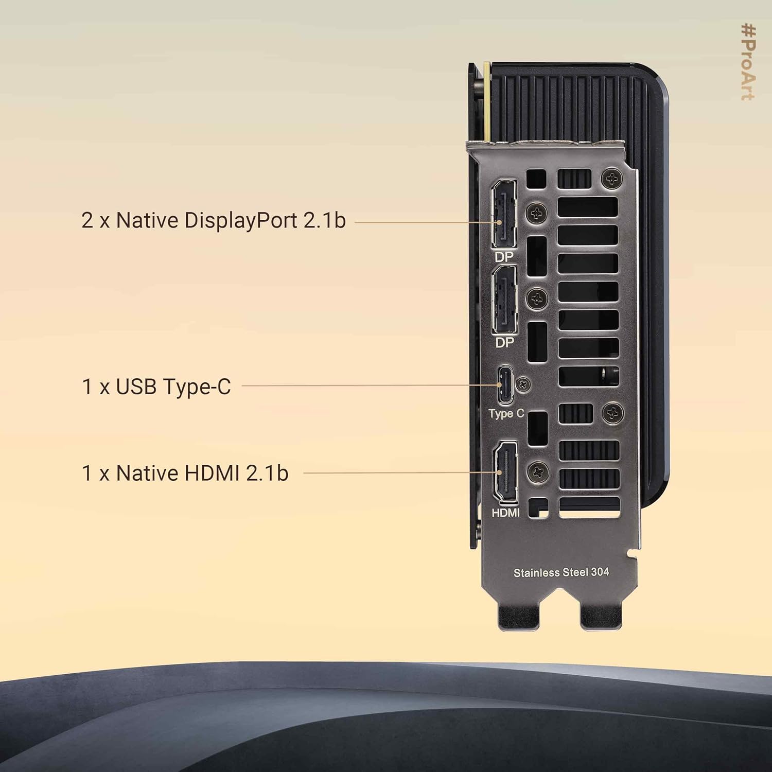 ASUS PROART NVIDIA GEFORCE RTX™ 5070 TI 16GB GDDR7 OC EDITION GRAPHICS CARD (PCIE® 5.0, USB TYPE-C®, HDMI®/DP 2.1, 2.5-SLOT, SFF READY, VAPOR CHAMBER, PHASE-CHANGE GPU THERMAL PAD)- PROART-RTX5070TI|OC