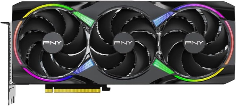 PNY NVIDIA GEFORCE RTX™ 5080 EPIC-X™ ARGB OC TRIPLE FAN, GRAPHICS CARD (16GB GDDR7, 256-BIT, BOOST SPEED: 2775 MHZ, PCIE® 5.0, HDMI®/DP 2.1, 2.99-SLOT, NVIDIA BLACKWELL ARCHITECTURE, DLSS 4)- TRIPLE FAN ARGB OC