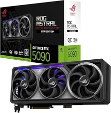 ASUS ROG ASTRAL NVIDIA GEFORCE RTX 5090 32GB GDDR7 BTF OC EDITION GAMING GRAPHICS CARD, 3.8-SLOT, 1000W SUPPORT-ROG ASTRAL (BLACK)-RTX5090|OC|BTF