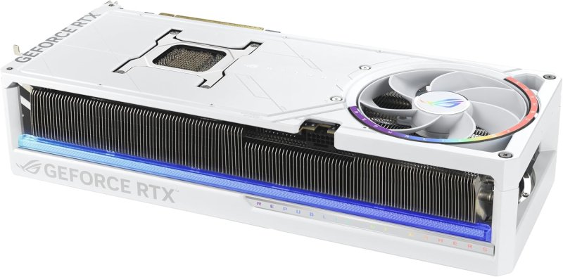 ASUS ROG ASTRAL NVIDIA GEFORCE RTX 5090 32GB GDDR7 WHITE OC EDITION GAMING GRAPHICS CARD (PCIE 5.0, HDMI/DP 2.1, 3.8-SLOT, 4-FAN DESIGN, AXIAL FANS, PATENTED VAPOR CHAMBER)-ROG ASTRAL (WHITE)- RTX5090|OC