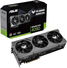 ASUS TUF GEFORCE RTX 4090 OC EDITION GAMING GRAPHICS CARD (PCIE 4.0, 24GB GDDR6X, HDMI 2.1A, DISPLAYPORT 1.4A)-TUF GAMING (BLACK)-RTX4090|OC