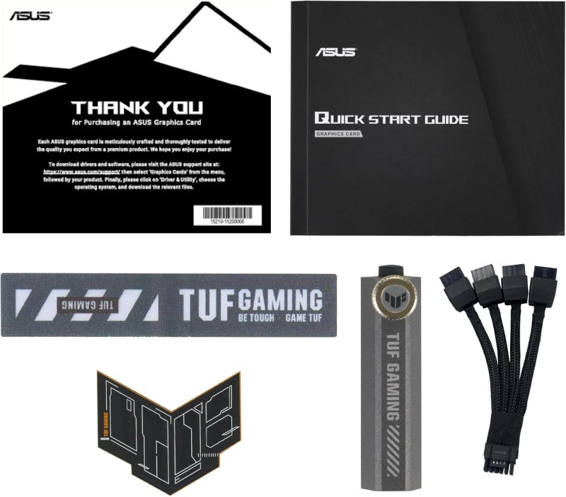 ASUS TUF GAMING NVIDIA GEFORCE RTX 5090 32GB GDDR7 GRAPHICS CARD (PCIE 5.0, HDMI/DP 2.1, 3.6-SLOT, MILITARY-GRADE COMPONENTS, PROTECTIVE PCB COATING, VAPOR CHAMBER)-TUF GAMING (BLACK)-RTX5090