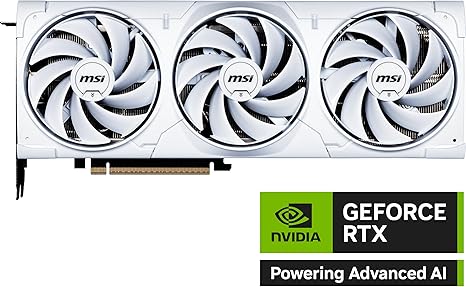 MSI GAMING RTX 5080 16G VENTUS 3X OC WHITE GRAPHICS CARD (16GB GDDR7, 256-BIT, EXTREME CLOCK TBD MHZ, DISPLAYPORT X 3 2.1A, HDMI 2.1B, NVIDIA BLACKWELL ARCHITECTURE)