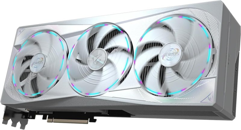GIGABYTE AORUS GEFORCE RTX 5080 MASTER ICE 16G GRAPHICS CARD, WINDFORCE COOLING SYSTEM, 16GB 256-BIT GDDR7, GV-N5080AORUSM ICE-16GD VIDEO CARD-AORUS-RTX5080