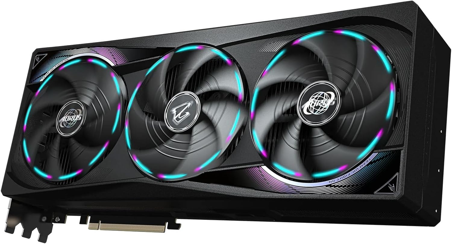 GIGABYTE AORUS GEFORCE RTX 5090 MASTER 32G GRAPHICS CARD, BY NVIDIA, WINDFORCE COOLING SYSTEM, DISPLAYPORT & HDMI - VIDEO OUTPUT INTERFACE, 32GB 512-BIT GDDR7, GV-N5090AORUS M-32GD VIDEO CARDO- AORUS-RTX 5090