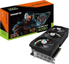 GIGABYTE GEFORCE RTX 4090 GAMING OC 24G GRAPHICS CARD, 3X WINDFORCE FANS, MANUFACTURED BY NVIDIA, DISPLAYPORT & HDMI - VIDEO OUTPUT INTERFACE, 24GB 384-BIT GDDR6X, GV-N4090GAMING OC-24GD VIDEO CARD-GAMING-RTX 4090