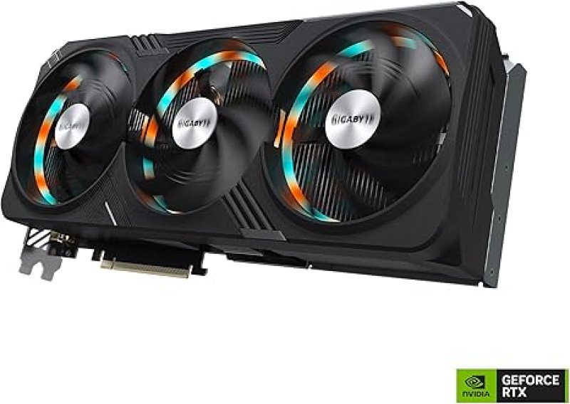 GIGABYTE GEFORCE RTX 4090 GAMING OC 24G GRAPHICS CARD, 3X WINDFORCE FANS, MANUFACTURED BY NVIDIA, DISPLAYPORT & HDMI - VIDEO OUTPUT INTERFACE, 24GB 384-BIT GDDR6X, GV-N4090GAMING OC-24GD VIDEO CARD-GAMING-RTX 4090