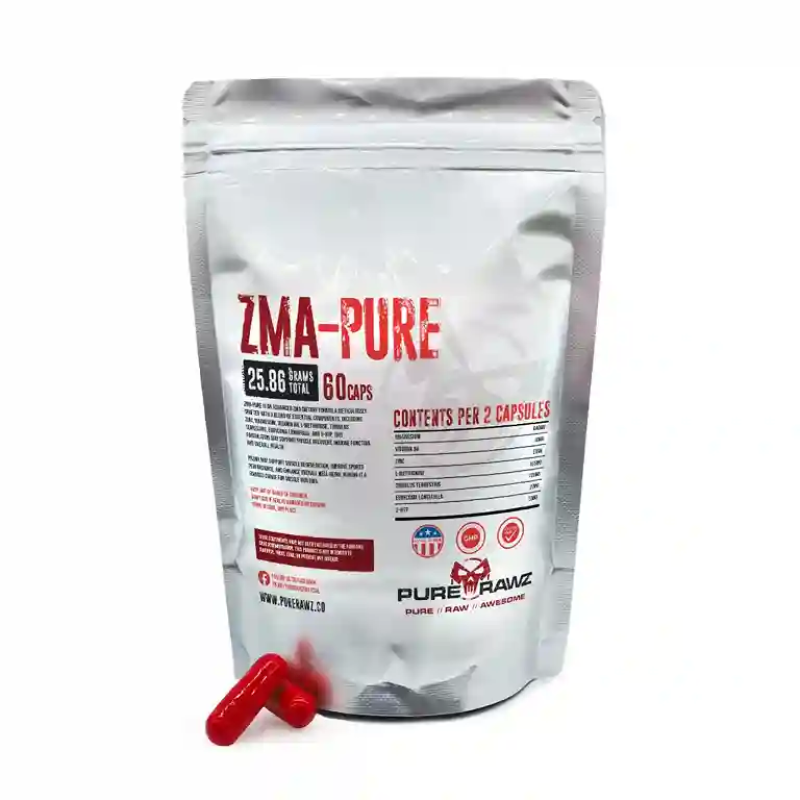 PURERAWZ ZMA PURE 60 CAPSULES