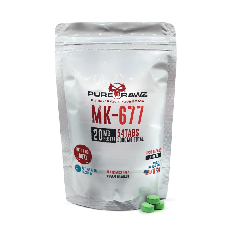PURERRAWZ IBUTAMOREN (MK-677)/20MQ/60CT/1.2Q CAPSULES