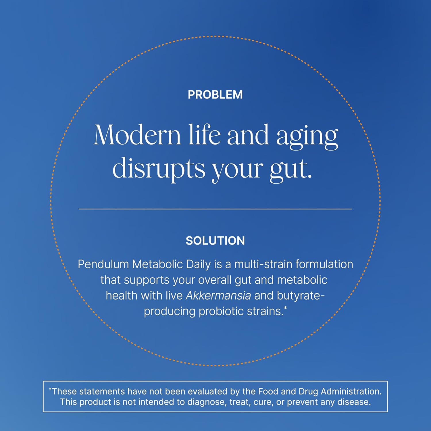 PENDULUM METABOLIC DAILY WITH AKKERMANSIA PROBIOTICS FOR METABOLISM SUPPORT 90 SERVINGS