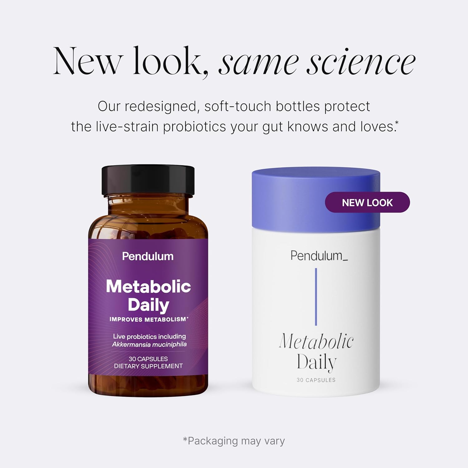 PENDULUM METABOLIC DAILY PROBIOTIC WITH AKKERMANSIA FOR METABOLISM ENERGY - 30 CAPSULES