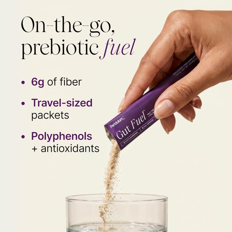 PENDULUM GUT FUEL PREBIOTIC FIBER POLYPHENOL BLEND FOR DIGESTION HUNGER CONTROL - 15 PACK