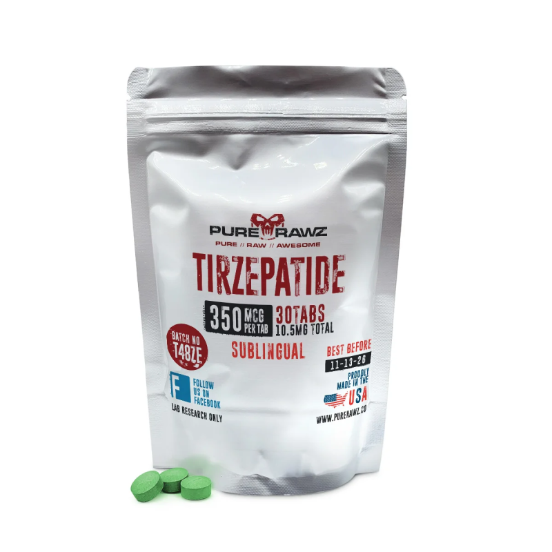 PURERAWZ GLP-1.2 SUBLINGUAL TABLETS 350MCQ PER TABLET/30CT/10.5MQ
