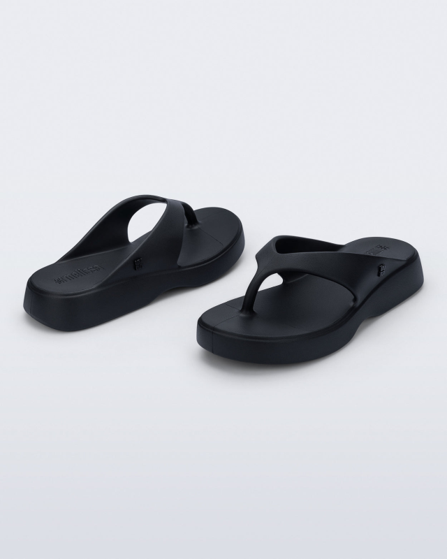 MELISSA FREE THONG LOW  BLACK