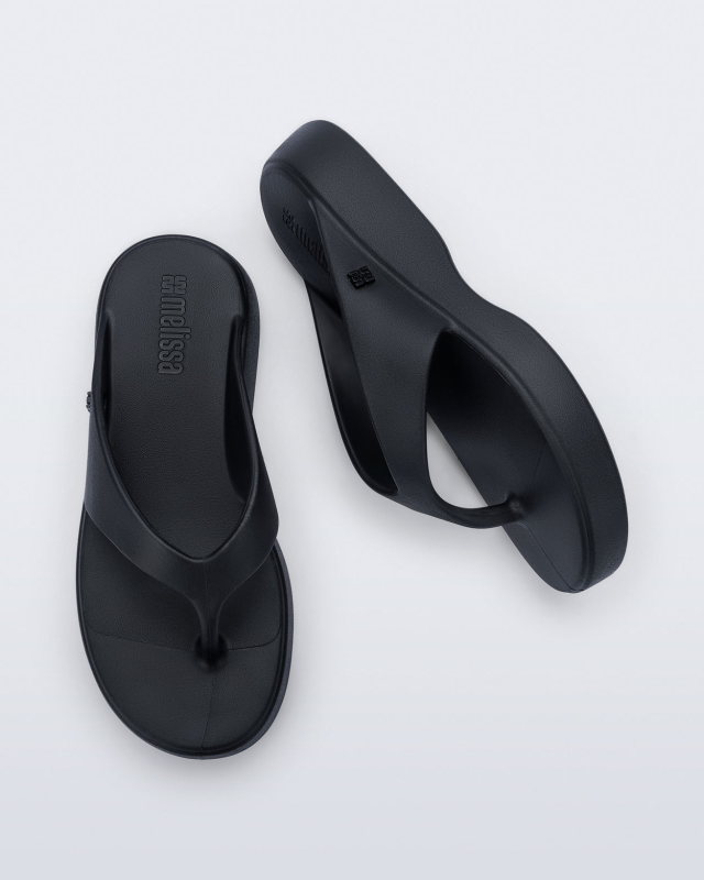 MELISSA FREE THONG LOW  BLACK