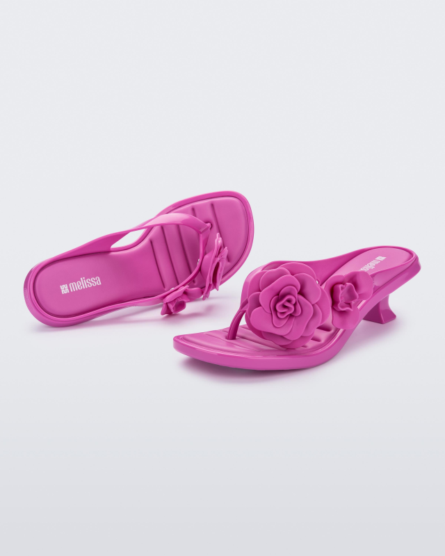 MELISSA KITTEN HEEL PETALS  LILAC