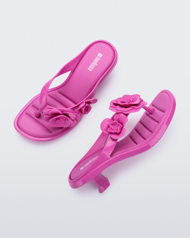 MELISSA KITTEN HEEL PETALS  LILAC