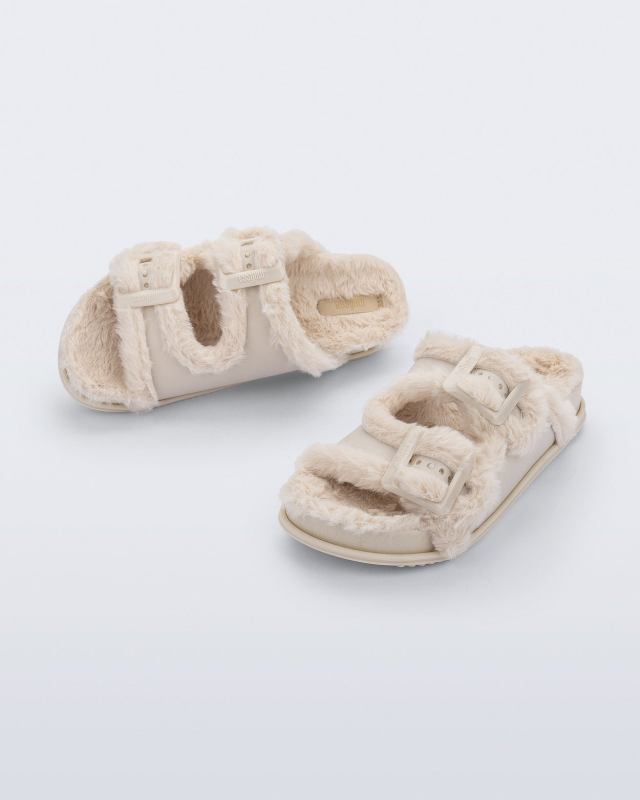 MELISSA COZY WARM SLIDE  BEIGE