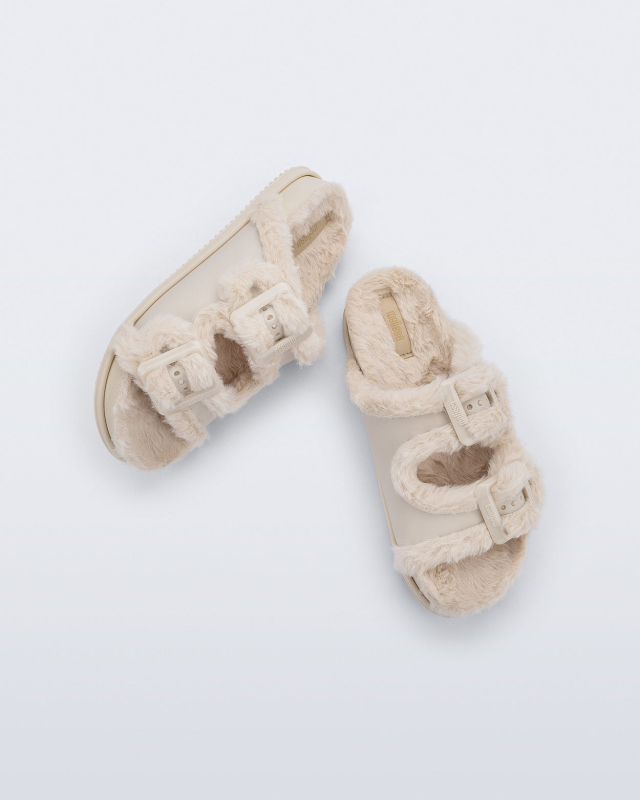 MELISSA COZY WARM SLIDE  BEIGE