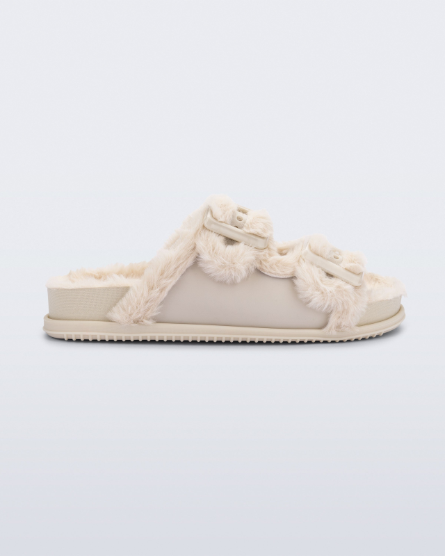 MELISSA COZY WARM SLIDE  BEIGE