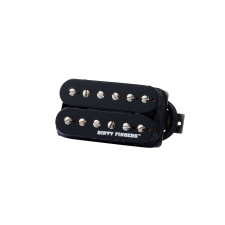 GIBSON DIRTY FINGERS QUICK CONNECT PICKUP, RHYTHM, DOUBLE BLACK